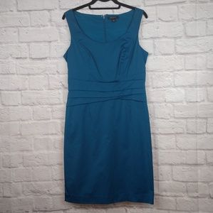 Banana Republic Teal Sheath Dress Size 10